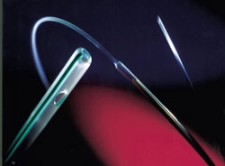 Catheter made from nylon 12 can be inserted with minimum of pain for patient because of the material's low interaction with body tissues.