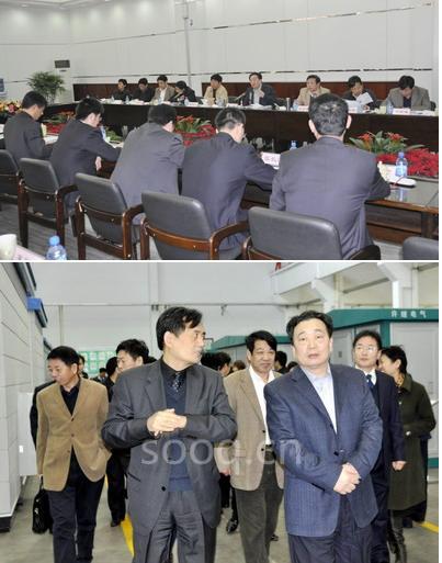 許昌市市長李亞、副市長王登喜帶領(lǐng)市直相關(guān)部門負(fù)責(zé)人蒞臨許繼集團(tuán)公司調(diào)研