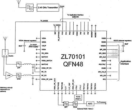 ZL70101外接元件圖